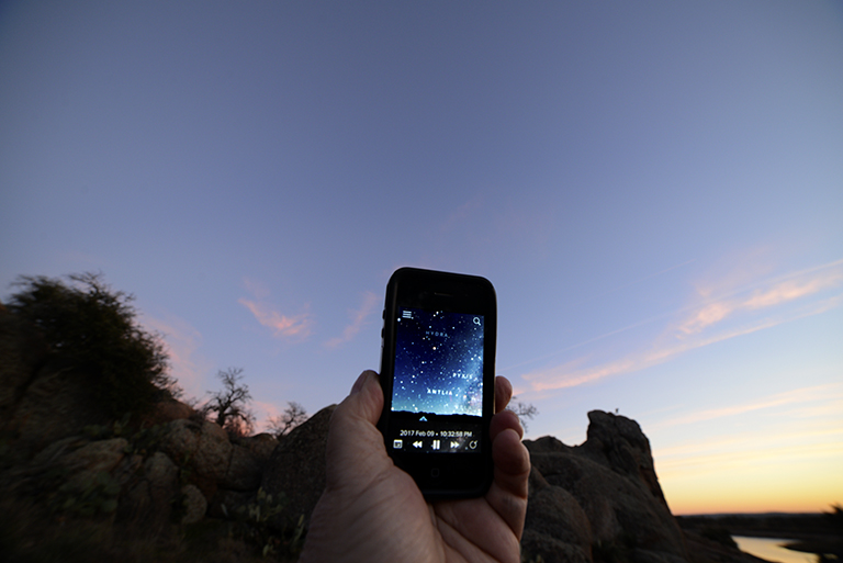 Rocks Cellphone Sky App-1096